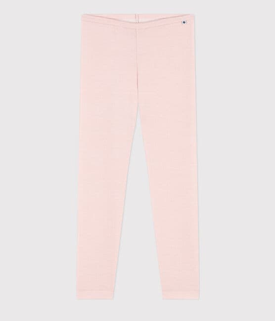 Children's Unisex Wool and Cotton Leggings SALINE pink