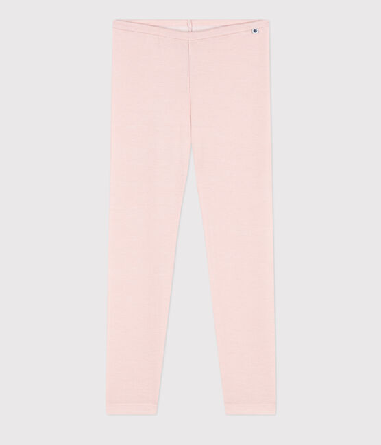Children's Unisex Wool and Cotton Leggings SALINE pink