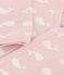 Babies' Printed Footless Cotton Sleepsuit SALINE /MARSHMALLOW