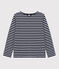 Women's Breton Cotton Top SMOKING blue/MARSHMALLOW white