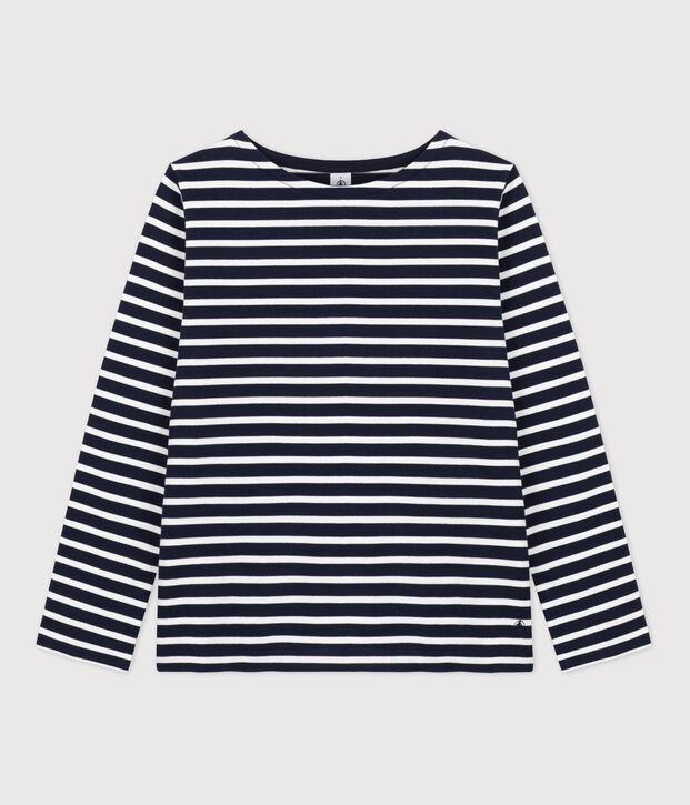 Women's Breton Cotton Top blue/white