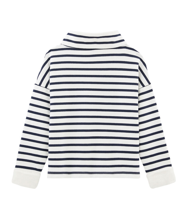 Boy's Sweatshirt MARSHMALLOW white/SMOKING blue