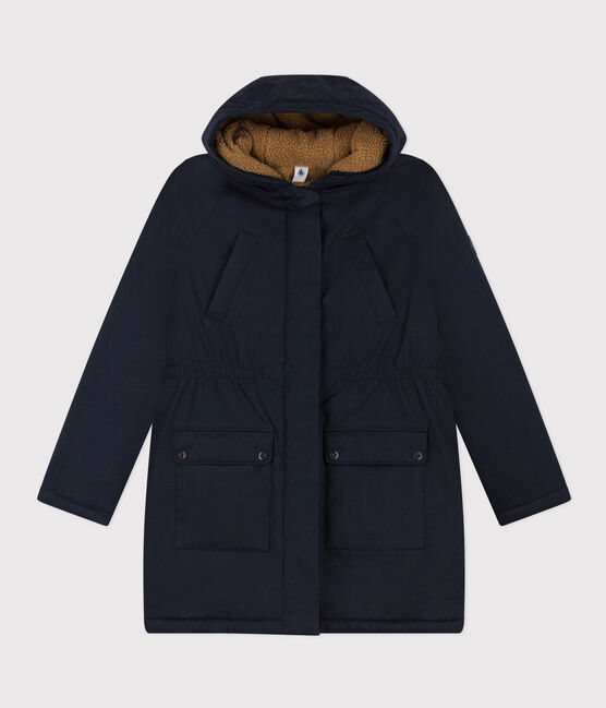 Women's Sherpa Lined Parka SMOKING blue