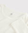Women's Wool/Cotton Blend T-Shirt MARSHMALLOW white