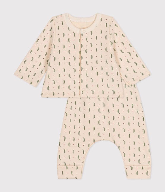 Babies Fleece Outfit - 2-Piece Set AVALANCHE white/MULTICO