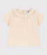 Babies' Short-Sleeved Cotton Gauze Blouse