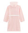 Children's Fleece Dressing Gown MINOIS pink/MARSHMALLOW white