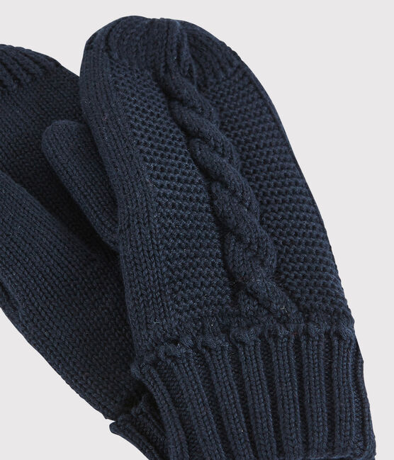 Unisex Children's Mittens SMOKING blue