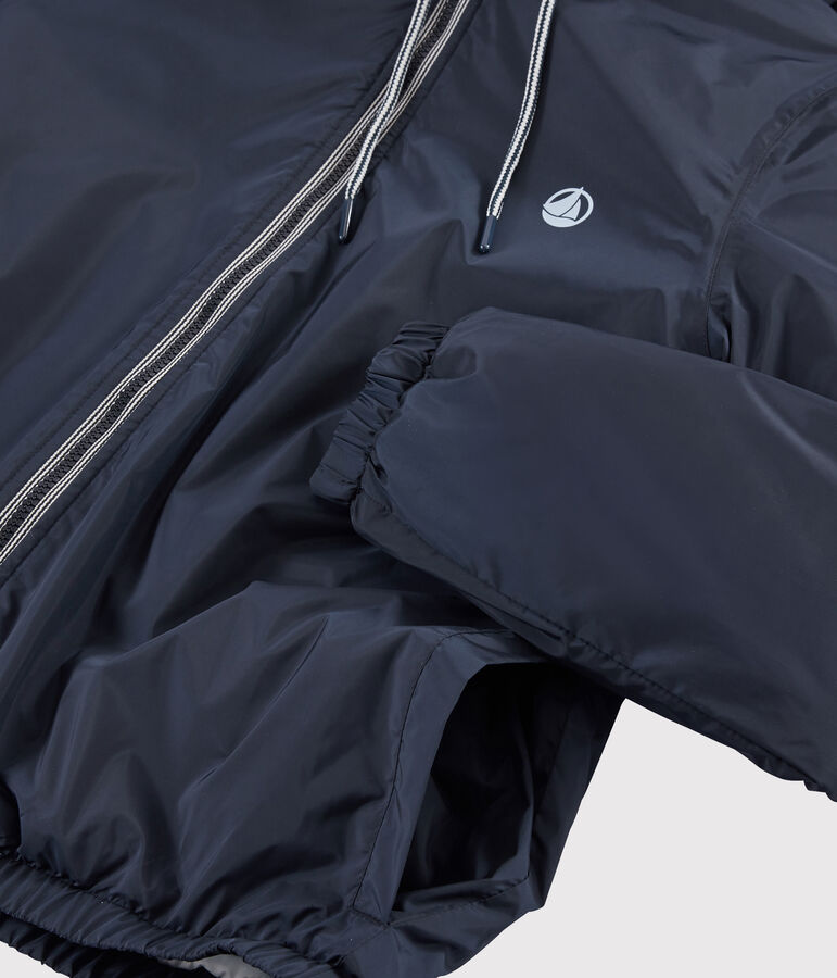 Women's warm windbreaker made from recycled materials SMOKING blue