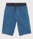 Boys' Eco-Friendly Denim Bermuda Shorts