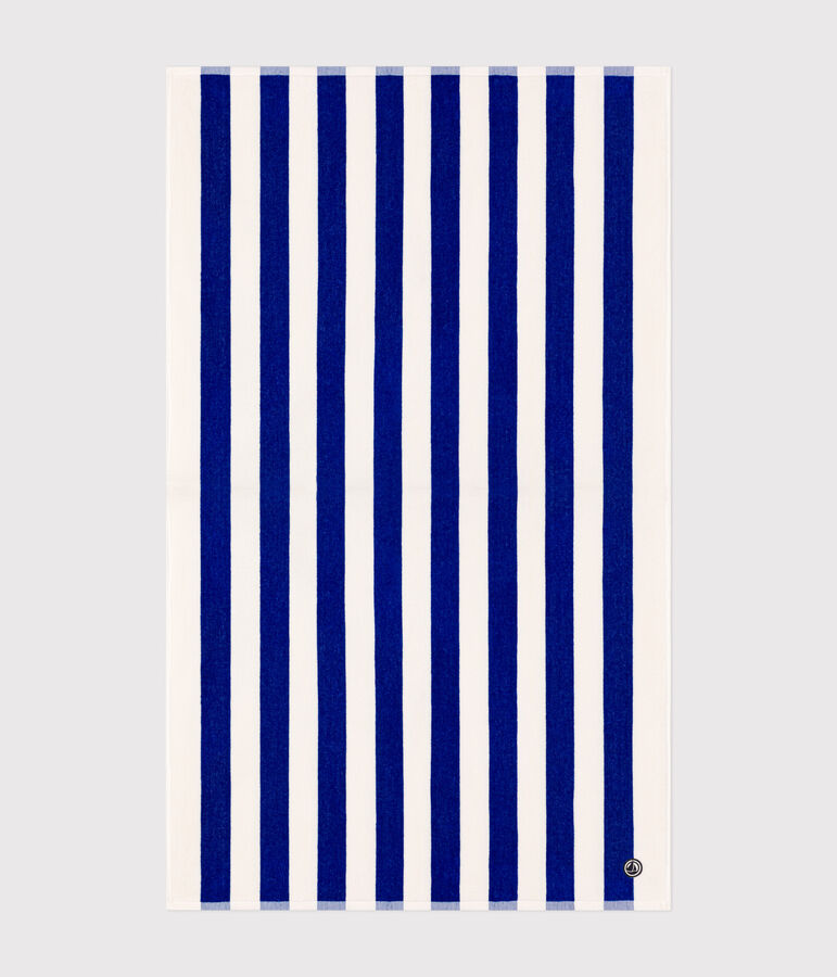 STRIPED TERRY CLOTH BEACH TOWEL multicolor