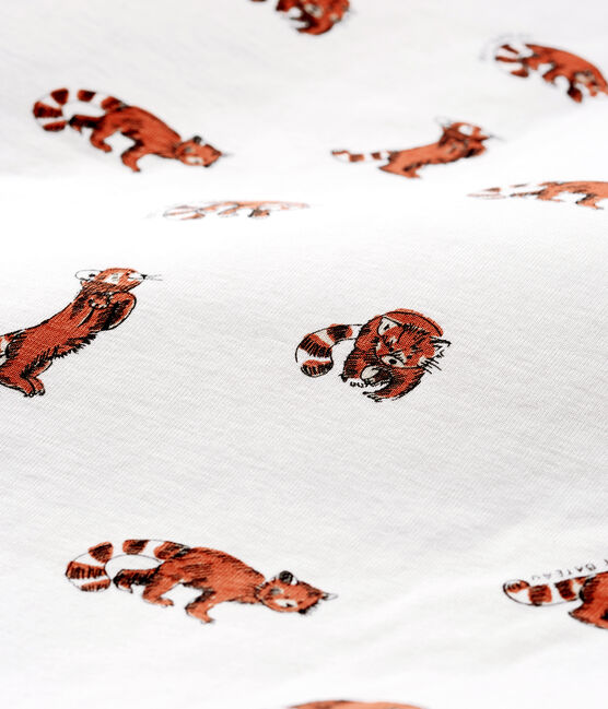 Baby Boys' Reversible Ribbed Sleeping Bag MARSHMALLOW white/MULTICO white