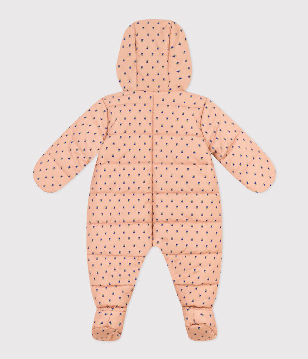 Babies' Patterned Snowsuit beige/multicolor