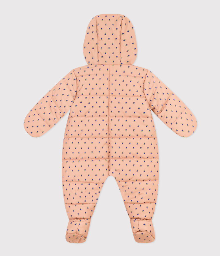 Babies' Patterned Snowsuit beige/multicolor