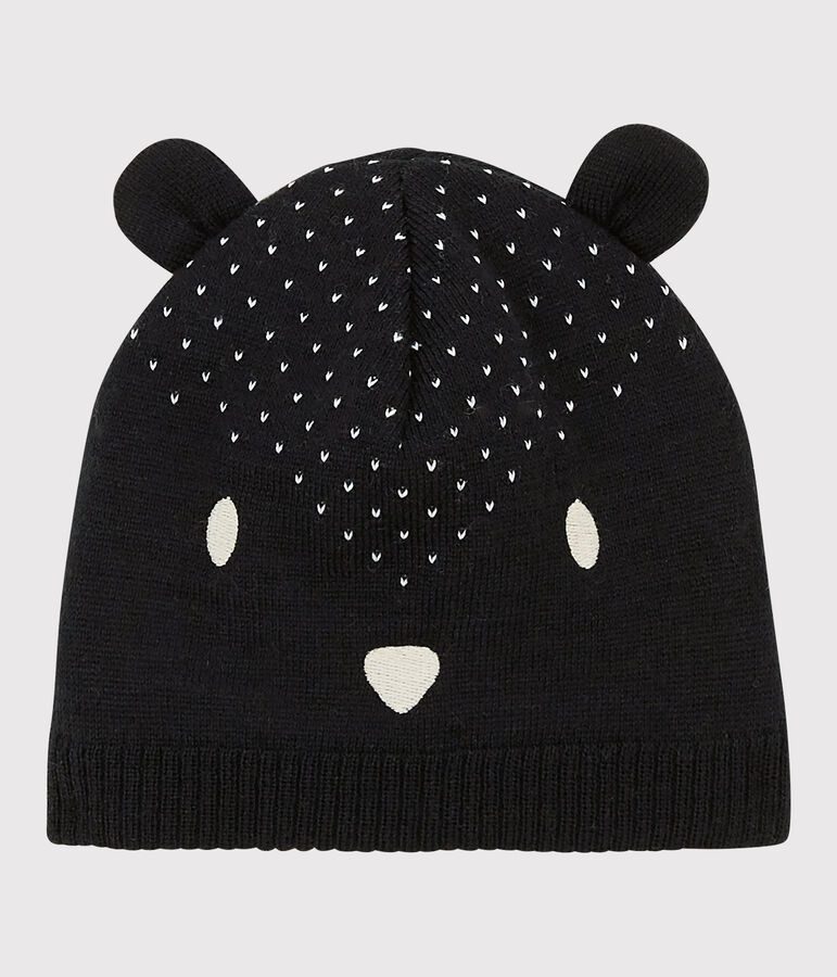 Babies' Knitted Hat blue