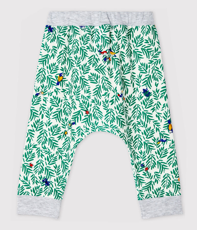Baby Boys' Print Ribbed Trousers white/multicolor