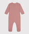 Babies' Stripy Cotton Pyjamas FAMEUX /MARSHMALLOW