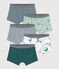 Pack of children's printed cotton boxers multicolor