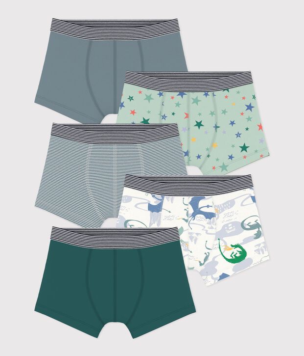 Pack of children's printed cotton boxers multicolor