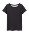 Women's maxi T-shirt in mottled extra-fine tube knit CITY CHINE grey