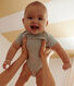 Babies' Wrapover Short-Sleeved Bodysuits - 3-Pack