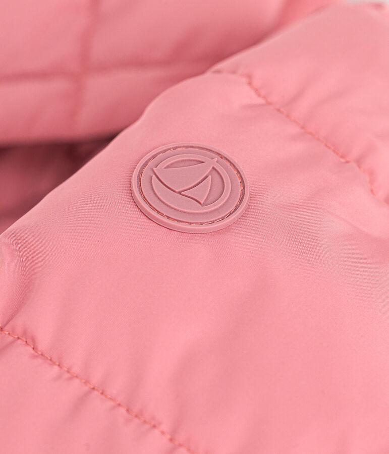 Children's unisex puffer jacket ROSEWOOD pink