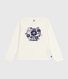 Children's long-sleeved printed cotton T-shirt