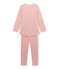Girl's milleraies stripe pyjamas GRETEL pink/LAIT white