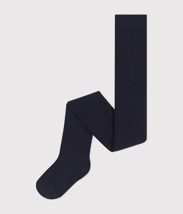 Children's plain cotton tights SMOKING