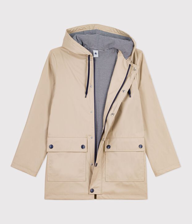 Iconic raincoat for men or women beige