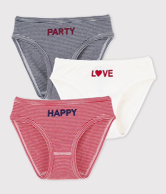 Girls' Striped Briefs - 3-Piece Set variante 1