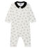 Baby Boys' Footless Ribbed Sleepsuit MARSHMALLOW white/MULTICO CN