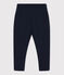 Unisex Warm Velour Fleece Trousers SMOKING blue