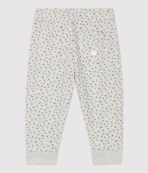 Babies' Fleece Trousers grey/multicolor