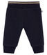 Baby girl's shiny cotton sweatshirt trousers