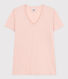 Women's Straight V-Neck Cotton T-Shirt