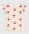 Girls' Printed Cotton T-Shirt AVALANCHE+ENNEIGE white/MULTICO