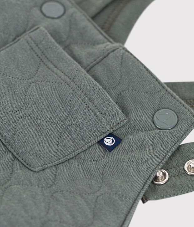 Babies' Quilted Tube-Knit Dungarees THUYA