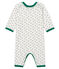 Baby Girls' Sleepsuit MARSHMALLOW white/MEDIEVAL blue