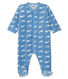 Baby boys' velour sleepsuit