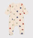 Babies' Heart Pattern Cotton Pyjamas