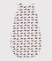 Babies' 2 TOG whale-pattern cotton sleeping bag MONTELIMAR beige/MEDIEVAL blue