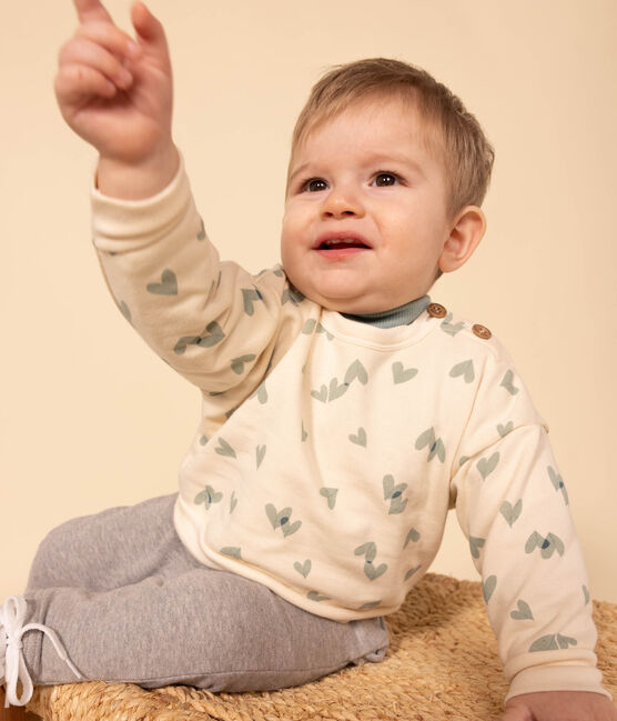 Babies' Patterned Fleece Sweatshirt AVALANCHE /PAUL