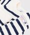 Babies' set in a stripy knit blue/blue