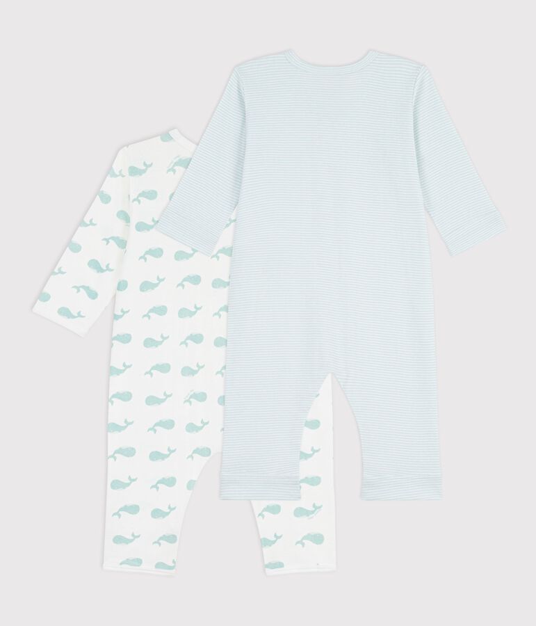 Pack of babies' footless printed cotton pyjamas variante 1