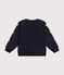 Boys' sweatshirt in lovely warm fleece SMOKING blue