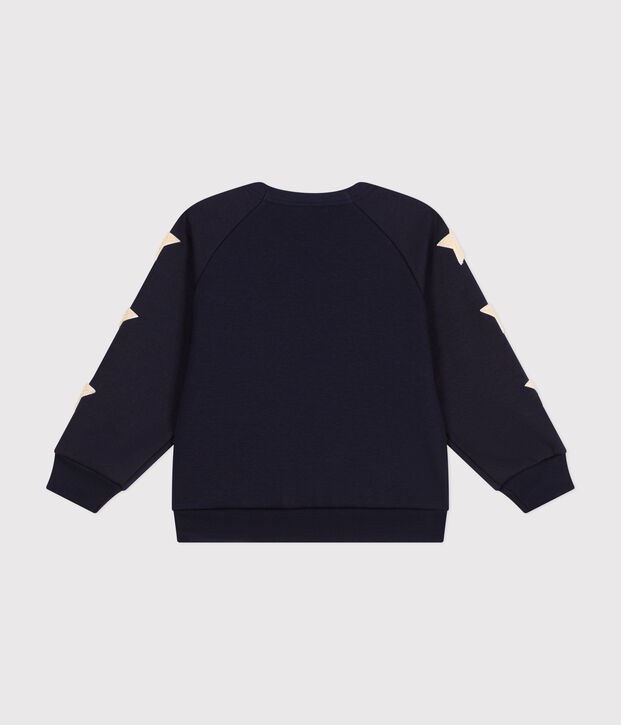 Boys' sweatshirt in lovely warm fleece blue