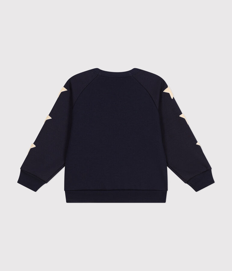Boys' sweatshirt in lovely warm fleece blue