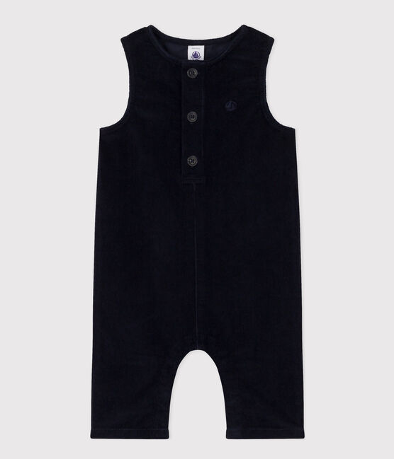 Babies' Sleeveless Corduroy Jumpsuit SMOKING blue
