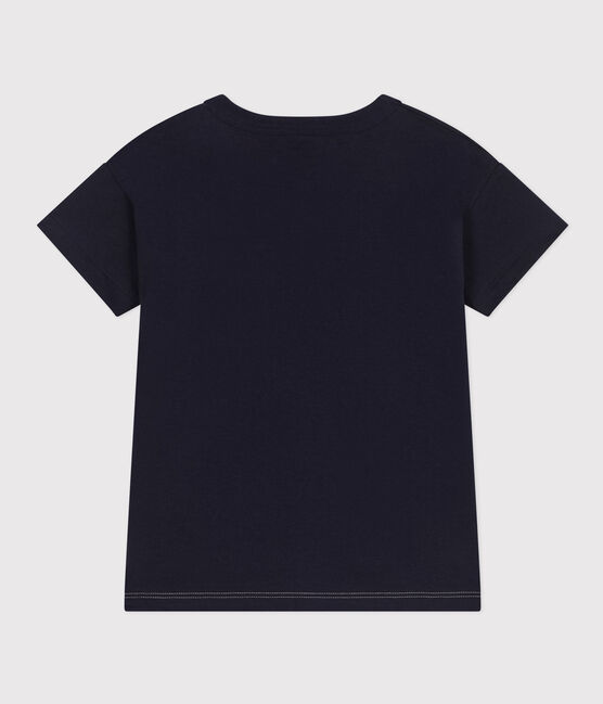 Boys' Jersey T-shirt SMOKING blue/MULTICO white